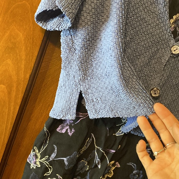 Vintage 2 piece set 😍 Sharade floral midi dress with blue cover up 😍😍😍 - Picture 11 of 17